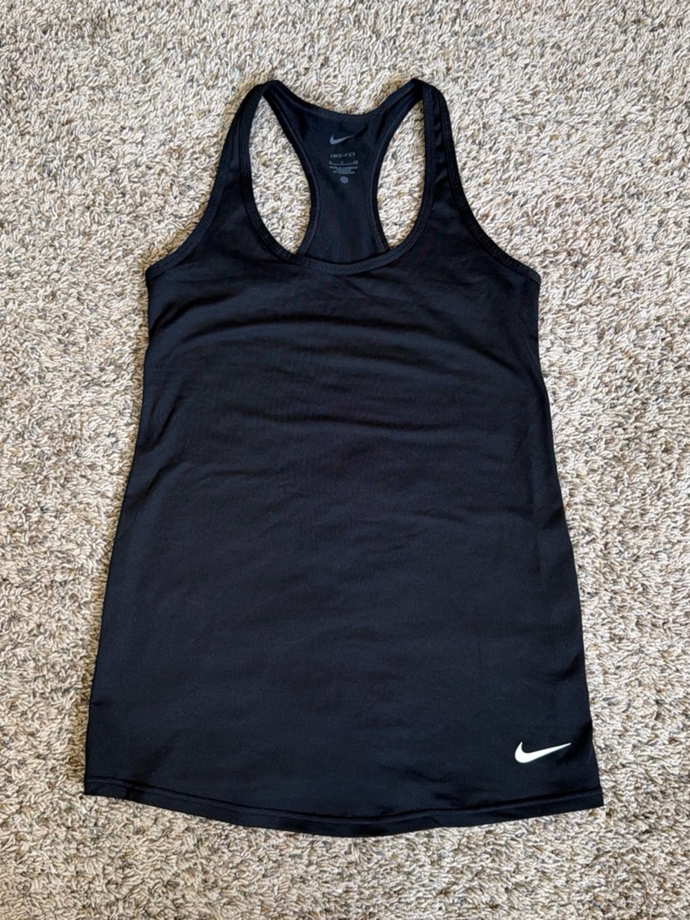 Nike Black Racerback Performance Tank Top